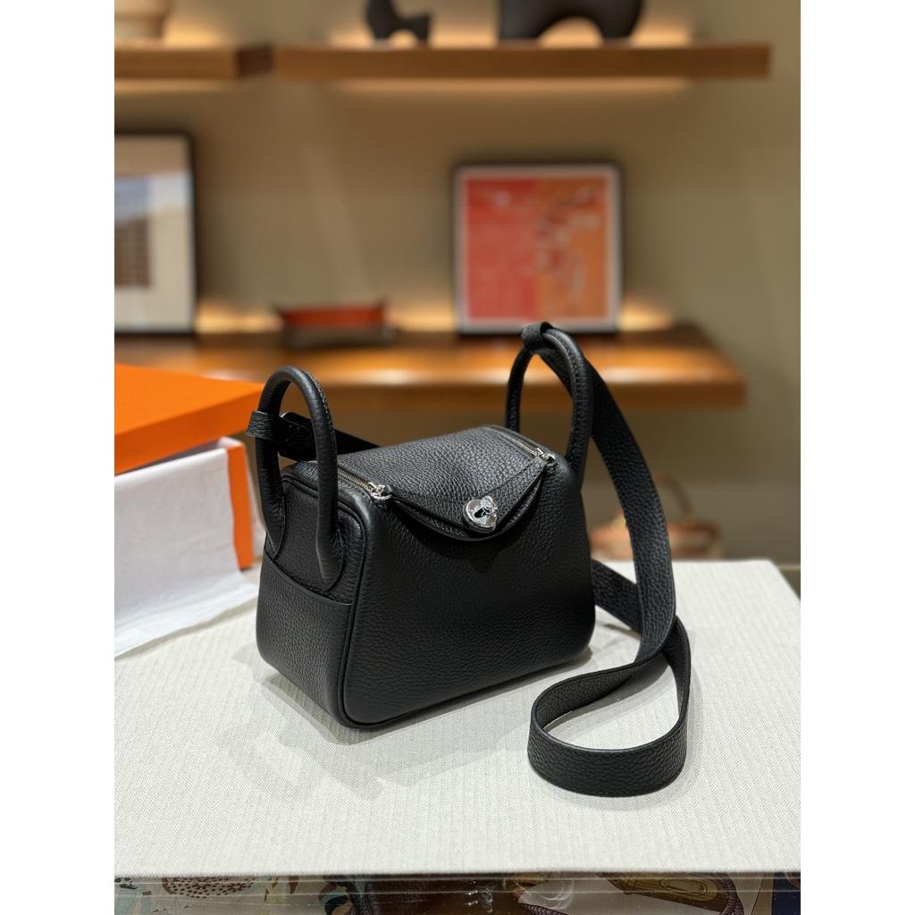 Crossbody-Tasche Mini Lindy Tasche Mini Arzttasche 2024 Rindsleder Damen-Tasche tragbar Schulter Medizinertasche