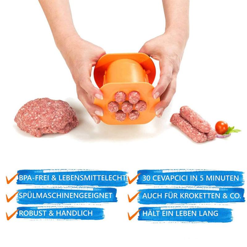 New Product Kitchen Tools Meat Strip Squeezer Meat Sausage Hot Dog Maker Meatball Rapid Prototyping Tool Kitchen Diy Gadget