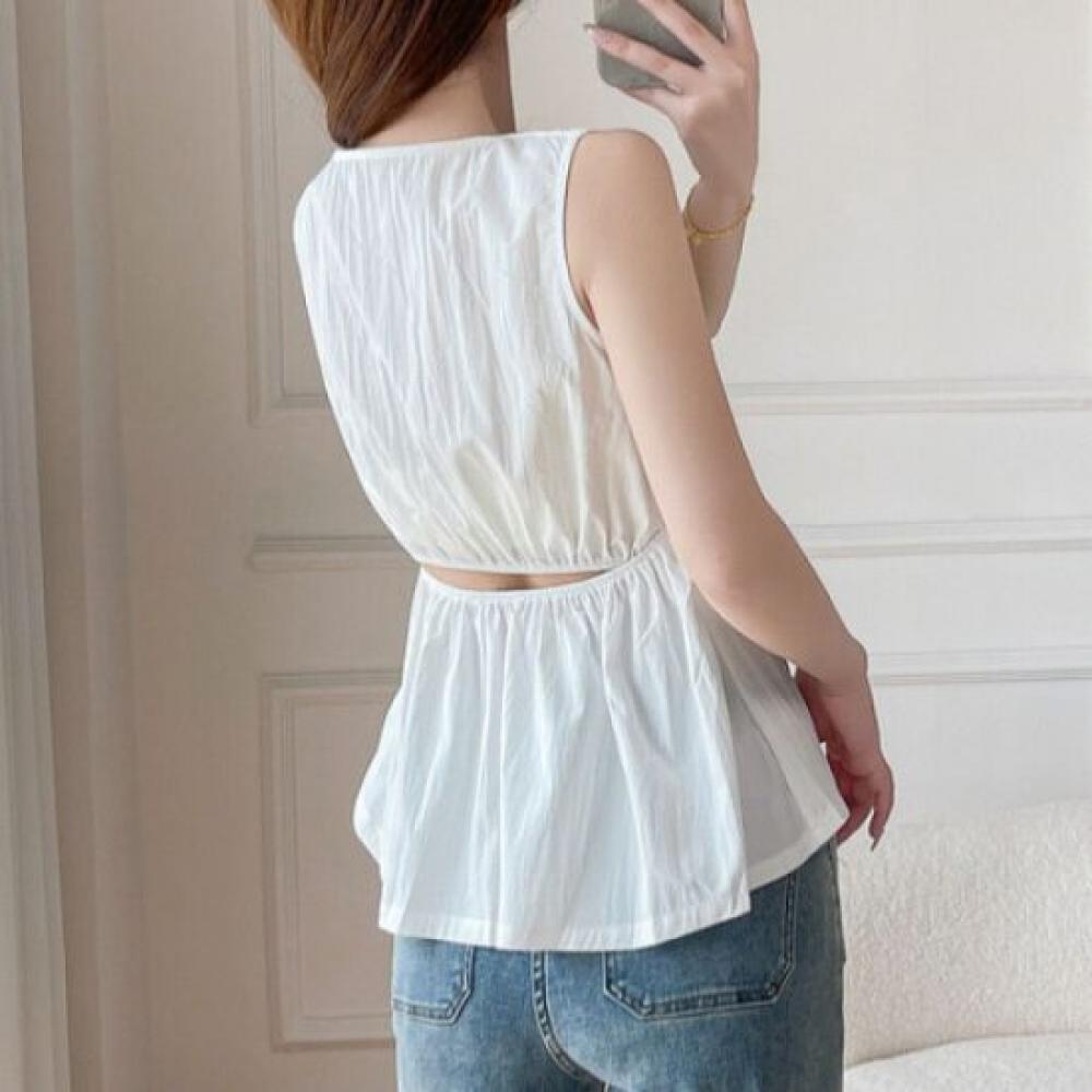 NaVaVa V Neck sleeVeless Blouse Nb2688