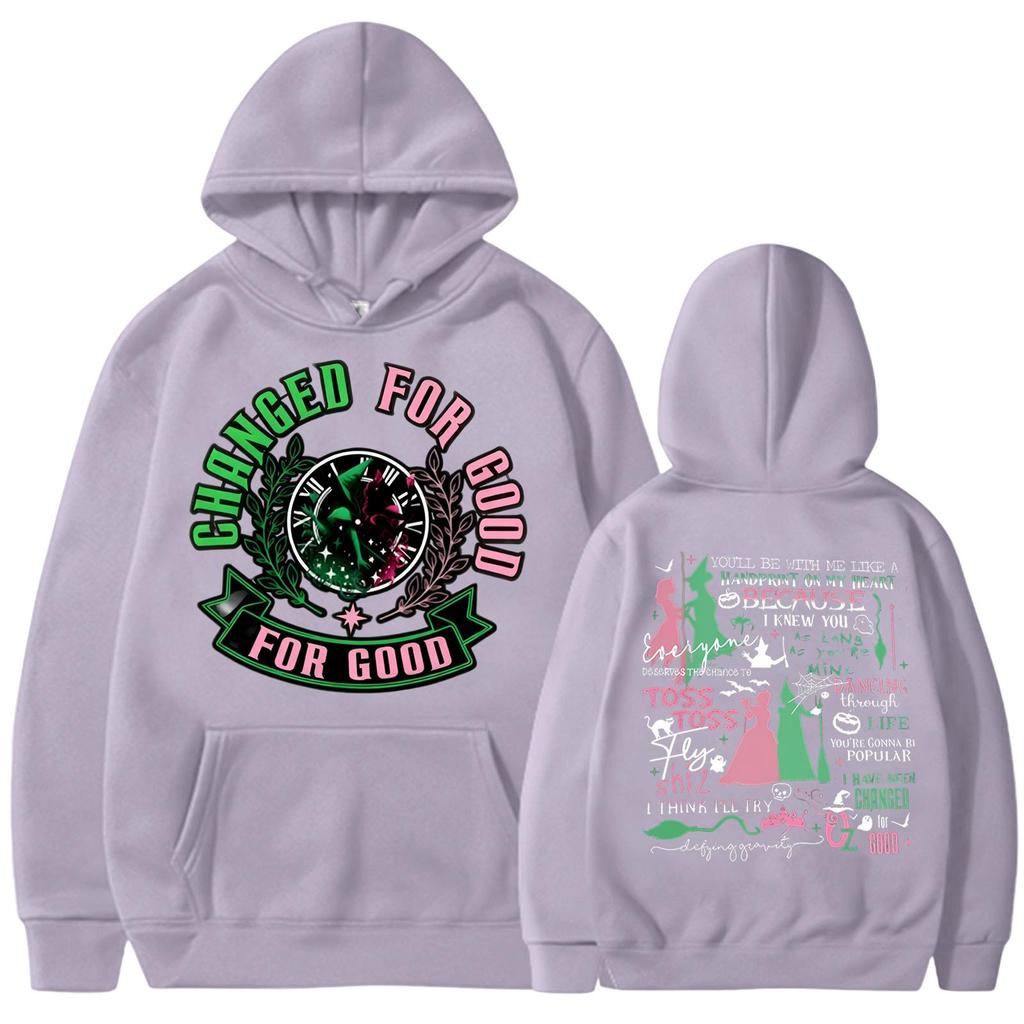 Women's Fashionable Casual Hooded Long Sleeved Printed Sweatshirt