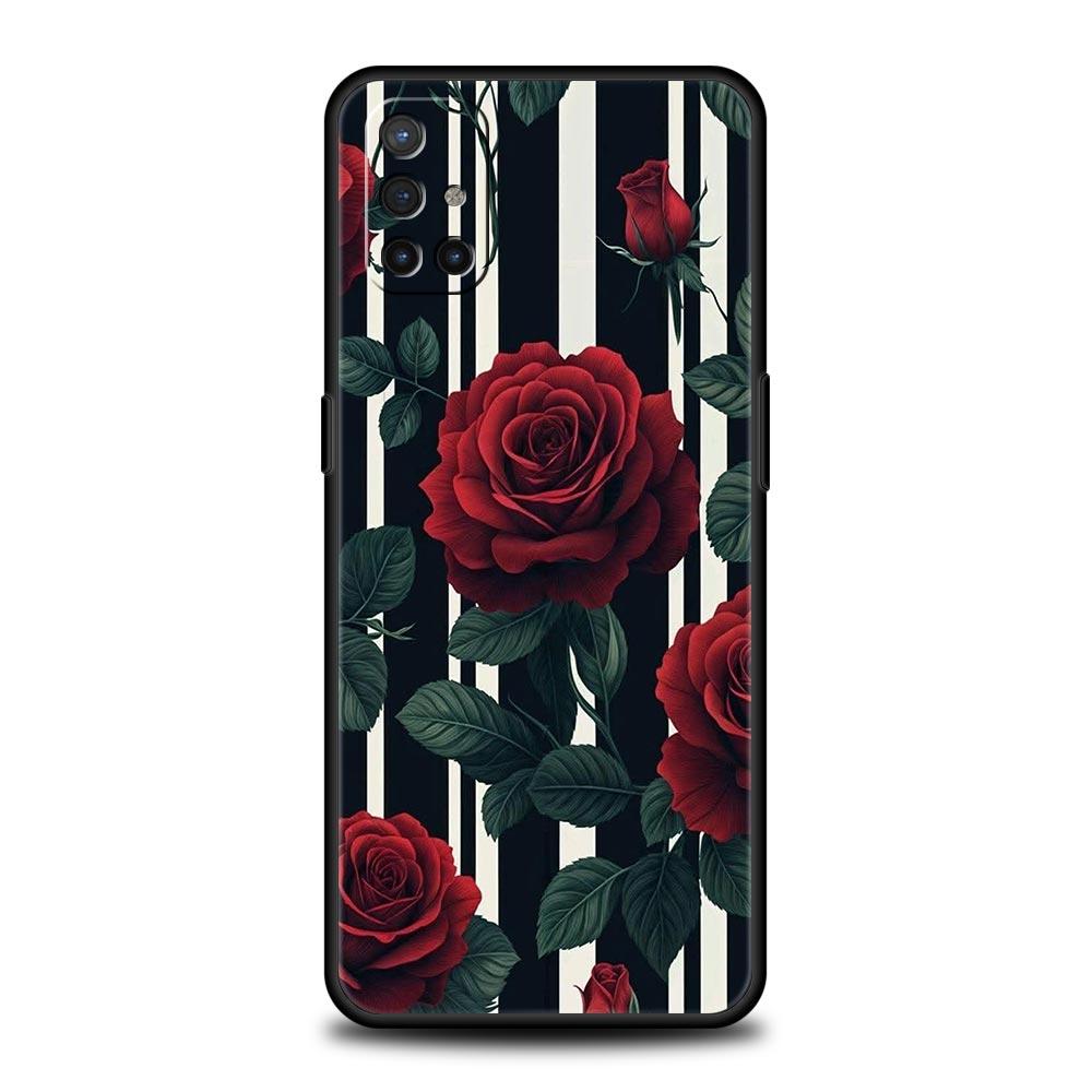 Oil Painting Flowers Design Phone Case For Oneplus 13R 13 12R 11 10T 10R Nord N100 N200 N10 10 9 9R 9RT CE 3 2 Z Pro 5G Soft TPU