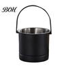 Portable Bar Ice Bucket Stainless Steel with Removable Strainer, Wine Champagne KTV Cooler for Beer Red Wine, Snacks Home Gatherings