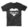 Men's Helena Shirt - Retro Helena Montana Skyline Heart Distressed T-Shirt