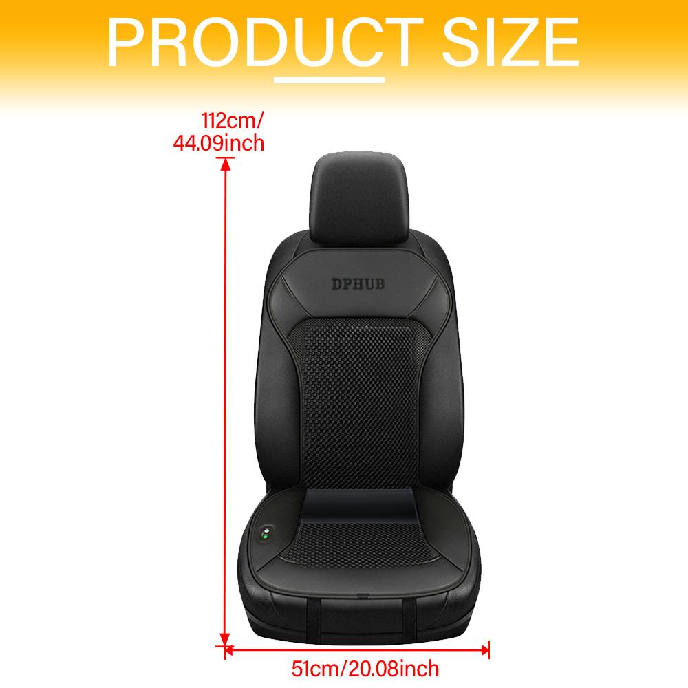 Car Cushion Summer Cool Cushion Ice Silk Seat Cover 12V Ventilated Car Seat Pad with 16 Blowers Massage Cool Cushions Summer