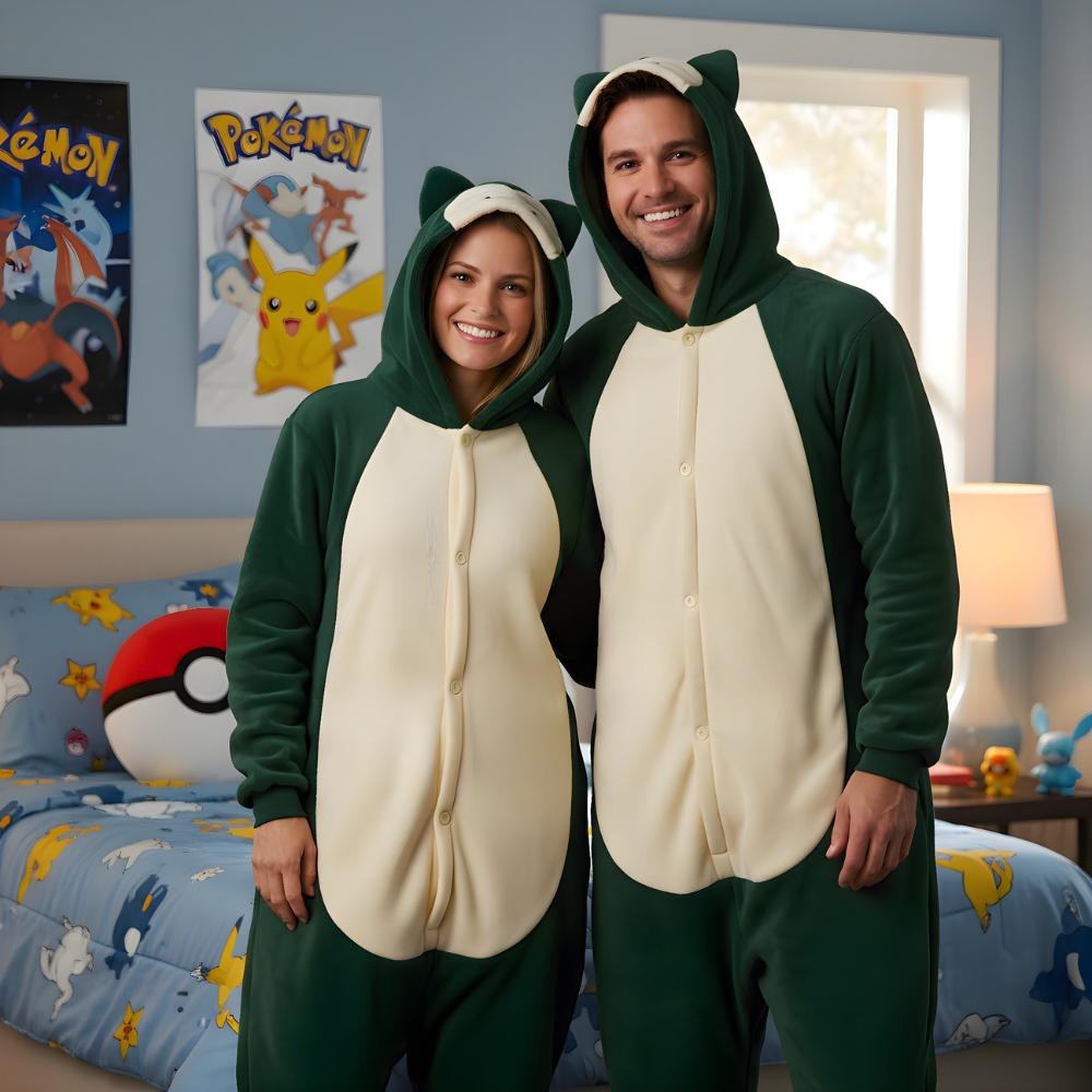 Piżama Onesie Kigurumi Przebranie Pokemon Snorlax S: 145 - 155Cm