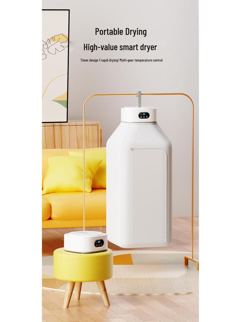 Foldable Portable Automatic Clothes Dryer for Dorms and Homes