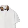 Burberry T Shirt Kids' Apparel Check Collar Cotton Polo Shirt White Kids' 80731601