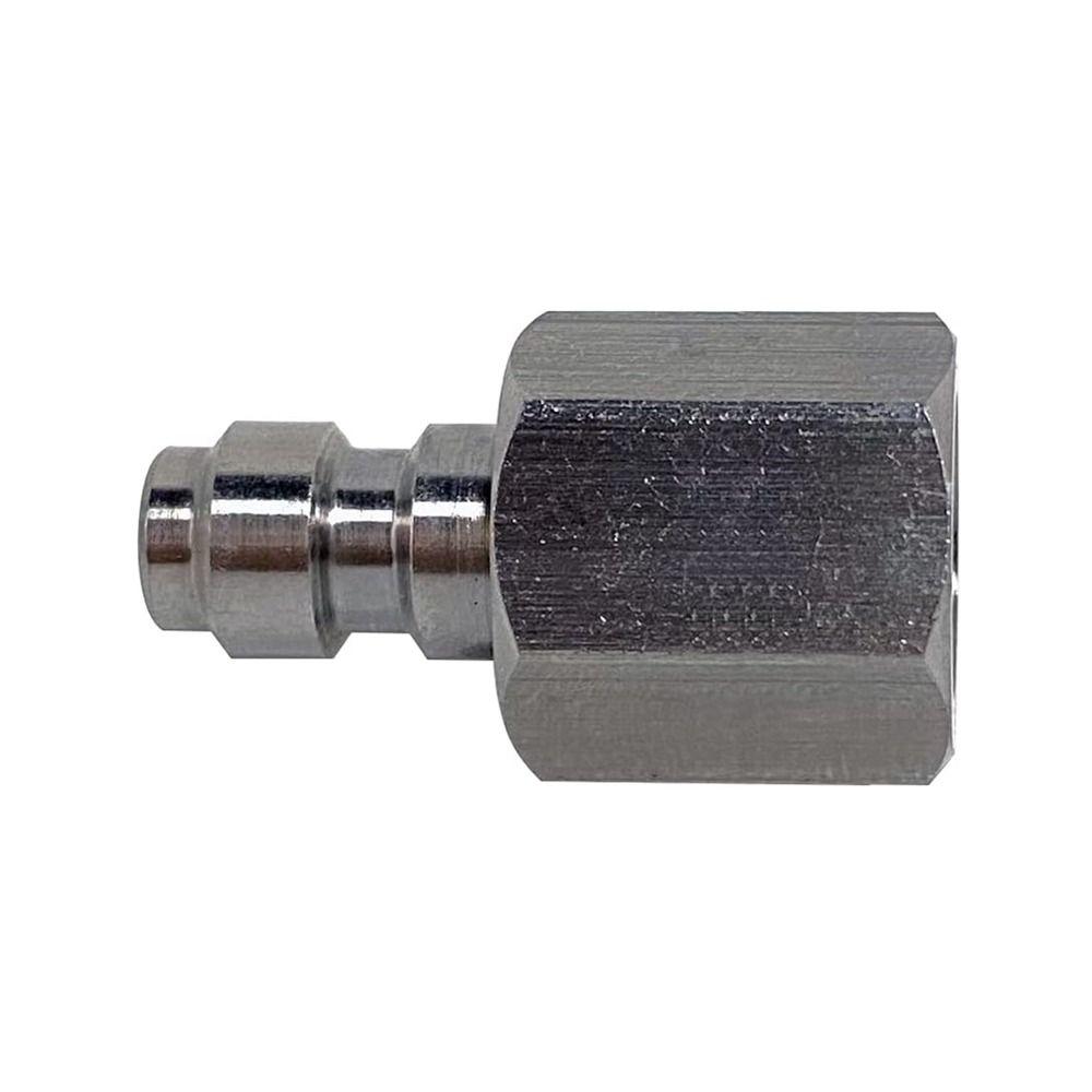 Rostfritt Stål 8mm Snabbkoppling Plugadapter 1/8 NPT PCP Paintball Laddningskopplingar Invändig Gänga med Tätnings O-ring