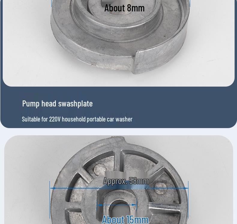 Morgana High-Pressure Car Washer Pump Head Assembly & Accessories Set