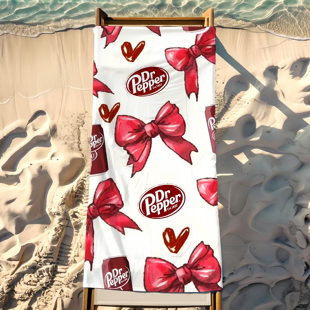 Marke D-Dr Pepper Handtuch Strandtuch Reise Leicht Hautfreundlich Für Pool Strand Camping Kreuzfahrt Sommer