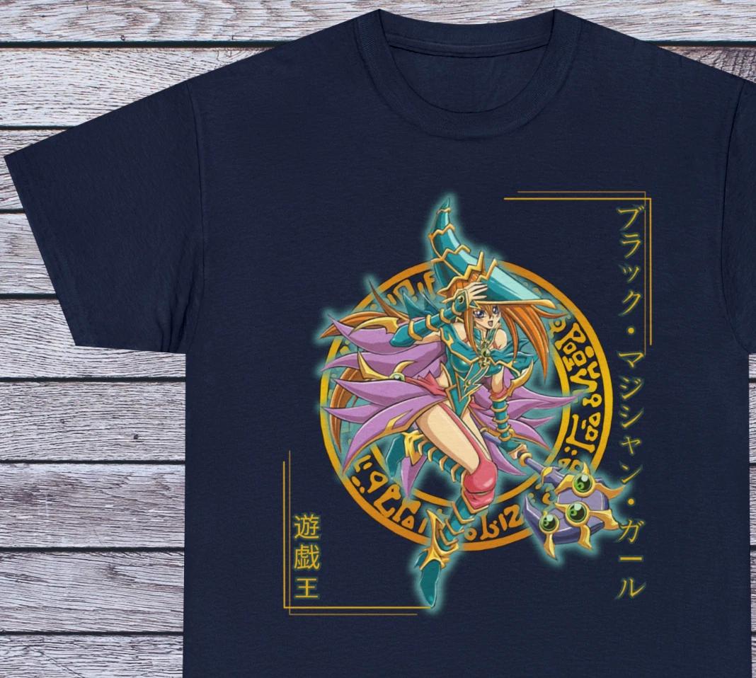 

Cute Magician Girl T Shirt Geek Tee 90s Anime Clothing Cosplay Manga Japanese L