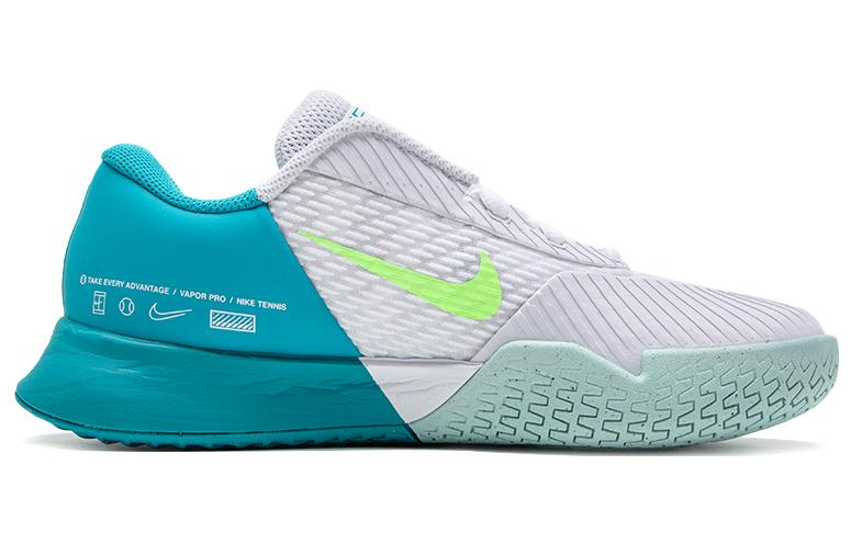 Women's Sneakers Wmns NikeCourt Air Zoom Vapor Pro 2 'White Teal Lime'