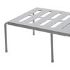 Kitchen Counter Storage Rack Grey ABS Plastic Punch  Expandable Large Capacity Kitchen Cabinet S