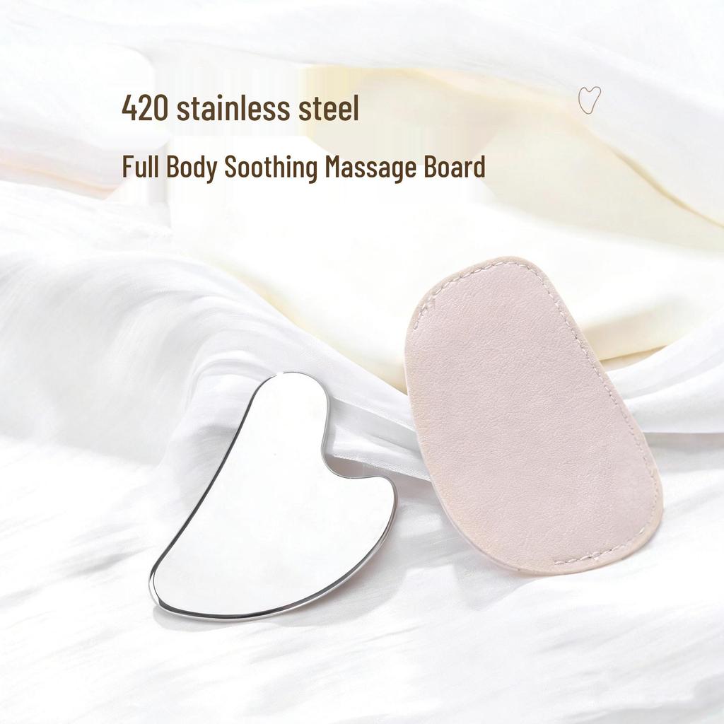 Stainless Steel Facial Beauty Massage and Eye Scraper for Full-Body Relaxation and Meridian Dredging