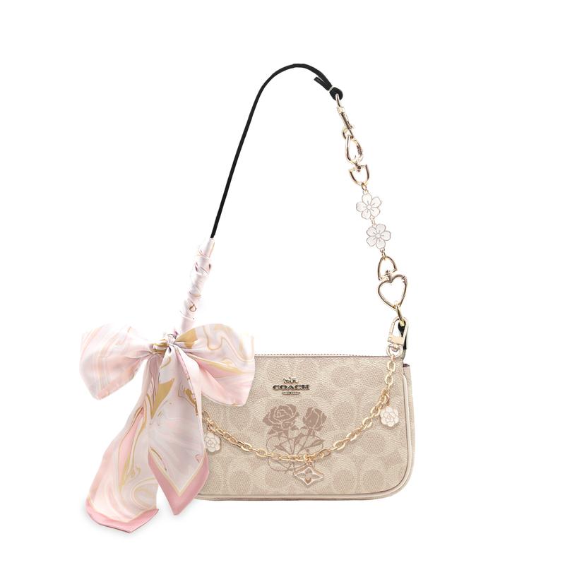 

COACH shoulder bag [Customized bag] Nolita 19 Princess style literary classic fashion versatile Sleeping Wind Messenger Basic Pack (Pack + Dust Bag) коричневий