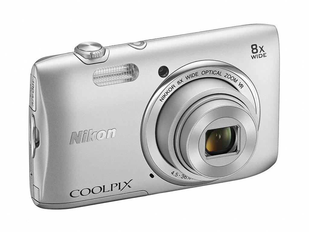 Nikon Digital Camera COOLPIX S3600 8x Zoom 20.05 Megapixel Crystal Silver S3600SL
