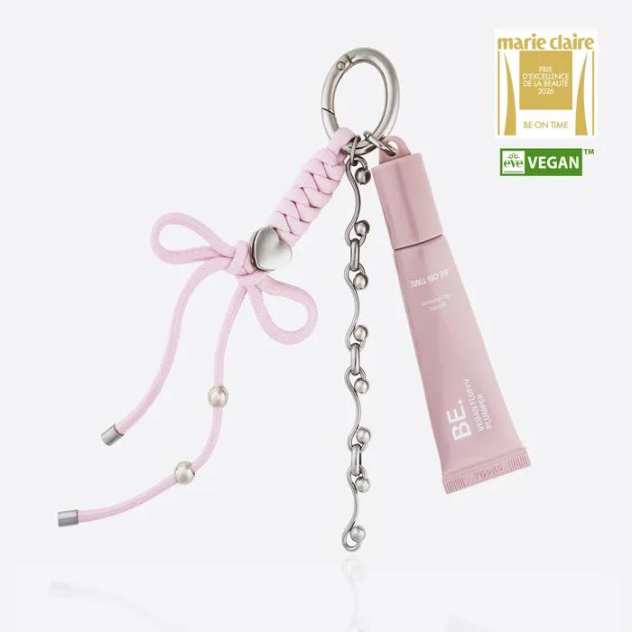 Vegan Fluffy Plumper Keyring Set 10g (01 Sheer Rosy / 02 Mellow Peach)