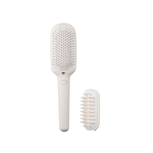 

FESTINO Salon Care Scalp Ion Brush SMHB-051, Negative Ion Sonic Vibration, 2-Way Brush with Metal and Silicone, Battery-Operated, Scalp Care, Gift (Wh