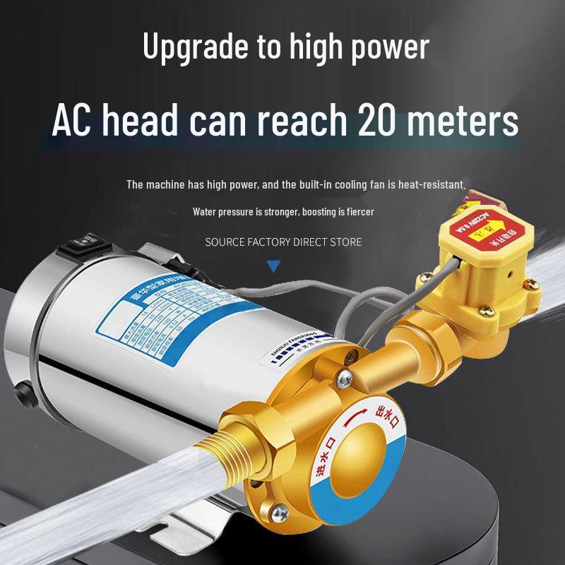 220V Stainless Steel Solar Water Heater Circulation Booster Pump for Tap Pressure