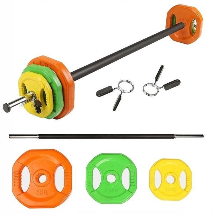 4FIZJO Fitness barbell with a 20kg weight, colored 20kg