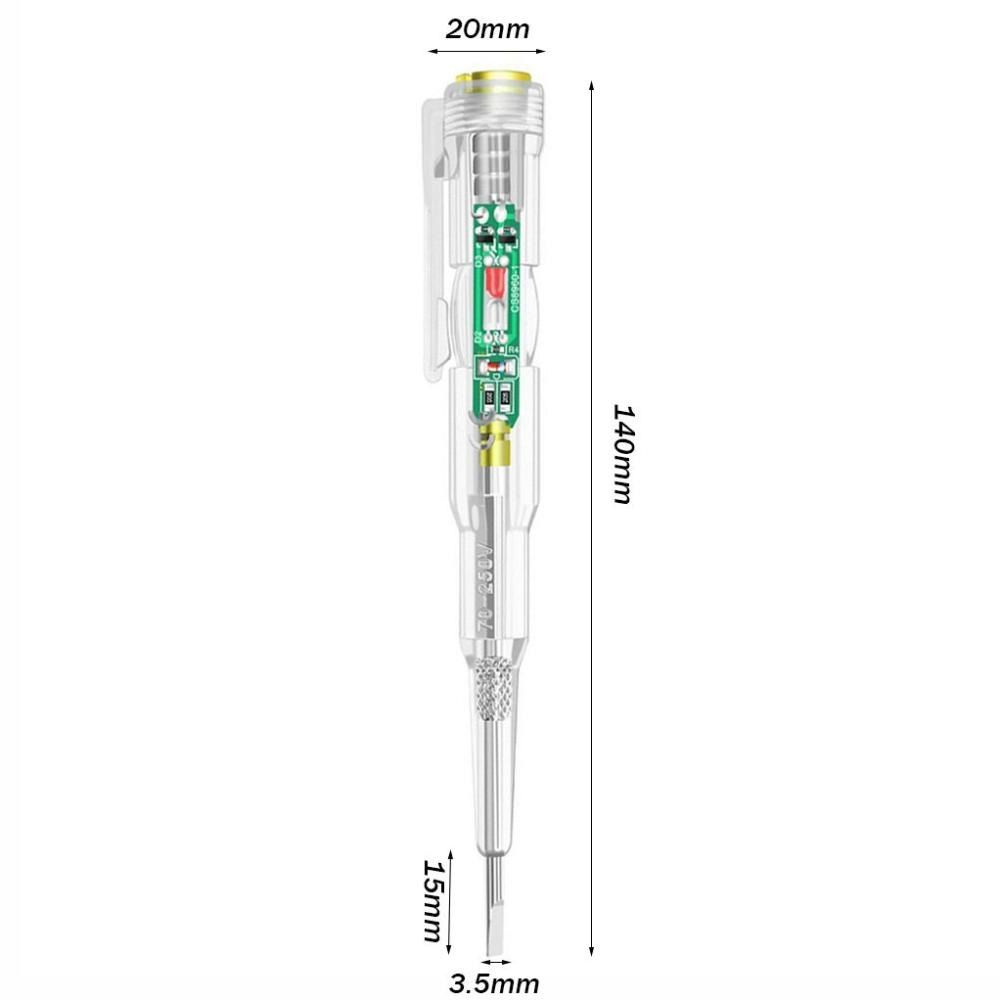 Intelligent Induction Test Pencil With LDE Electrical Screwdriver Indicator Voltage Tester Pen