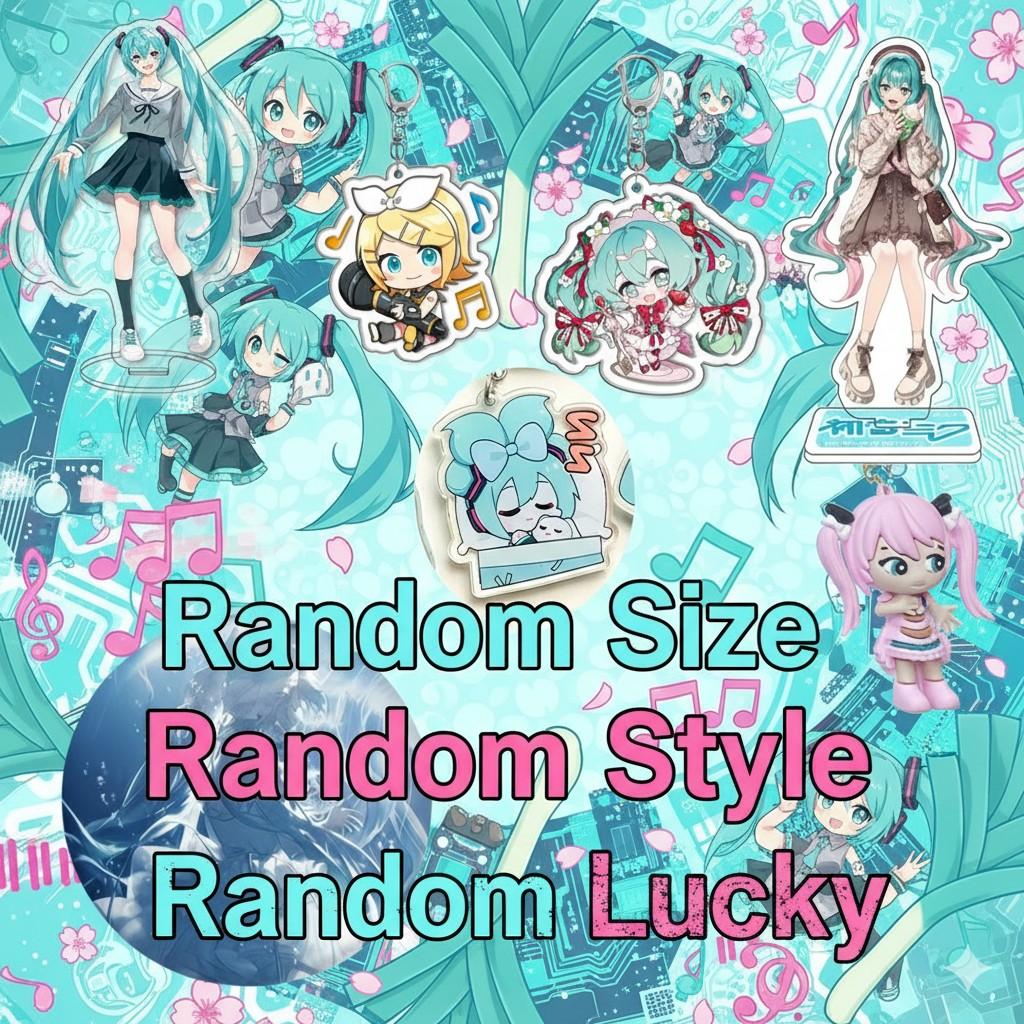 Hatsune Miku Pencil Case Cute Anime Cosplay Large Capacity Stationery Bag For School Student Multi Layer Makeup Storage Pouch