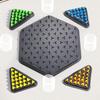 Juego de Mesa Puzzle Triángulo Ajedrez, Juego de Ajedrez Cadena Geométrica, Juego de Estrategia Interactivo, Juego de Mesa para Ejercitar la Lógica del Pensamiento
