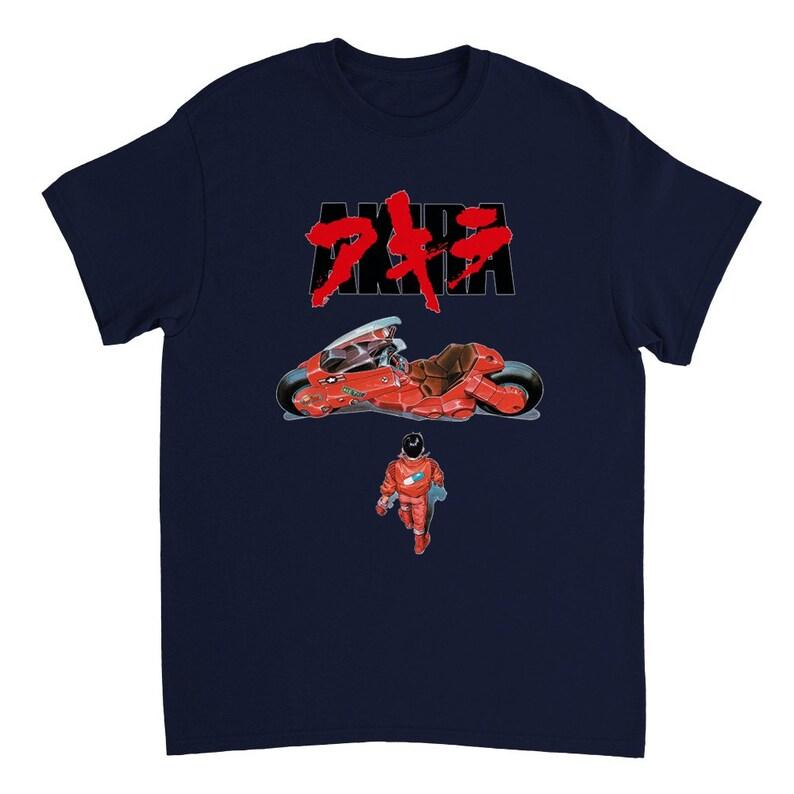 Hot Japan Classic Anime Akira Manga Graphic Print Short Sleeve Tee Cotton O-neck with Artistic Design Loose Casual Oversized Top Solf Summer New Tee