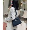 First layer cowhide high quality lychee pattern women's bag shoulder crossbody handbag