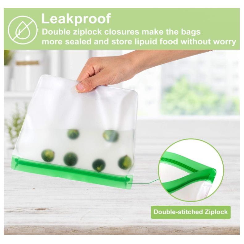 

PEVA Frosted Self-Sealing Food Storage and Portioning Bag No.1: 22x13.4x5.5 красный