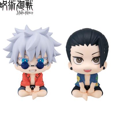10cm Jujutsu Kaisen Anime Figūrėlė Žiūrinti į viršų Q Versija Satoru Gojo/Geto Suguru Veiksmo Figūrėlė Okinawa Versija Figūrėlė