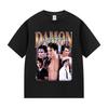 90s Retro Damon Salvatore Graphic T Shirt Unisex Harajuku Fashion Cotton Short Sleeve Y2k Men's Gothic Clothing T-Shirt