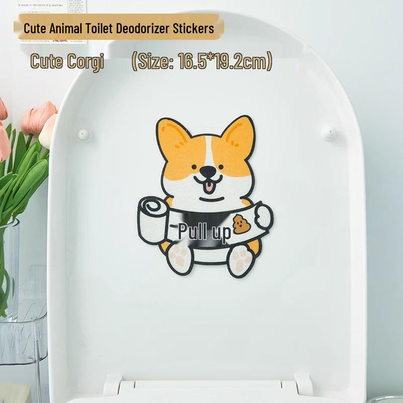 

Мультяшная ароматизированная наклейка для дезодорации ванной комнаты для устранения запаха