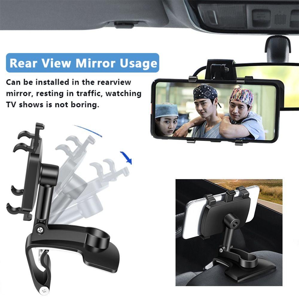 Rotatable Phone Stand Plastic Phone Fixed Bracket High Quality Phone Rack  Vehicle Mount
