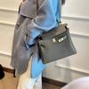 2026 nova bolsa de couro togo com alça larga para ombro, bolsa de mão de couro bovino de primeira camada, bolsa feminina original para ombro único e transversal