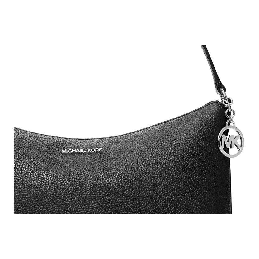 Michael Kors Merritt Mehrfachtaschen-Design Leder Schultertasche Groß Damen Taschen Schwarz 35S6S0WL3L-BLACK