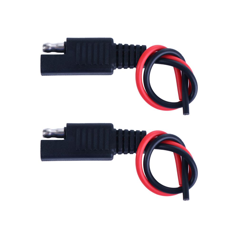 2 Pin Solar Plug Car Jump Starter Solar Panel Battery Plug Wire Power Automotive Cable SAE Connector Cable Extension Cable