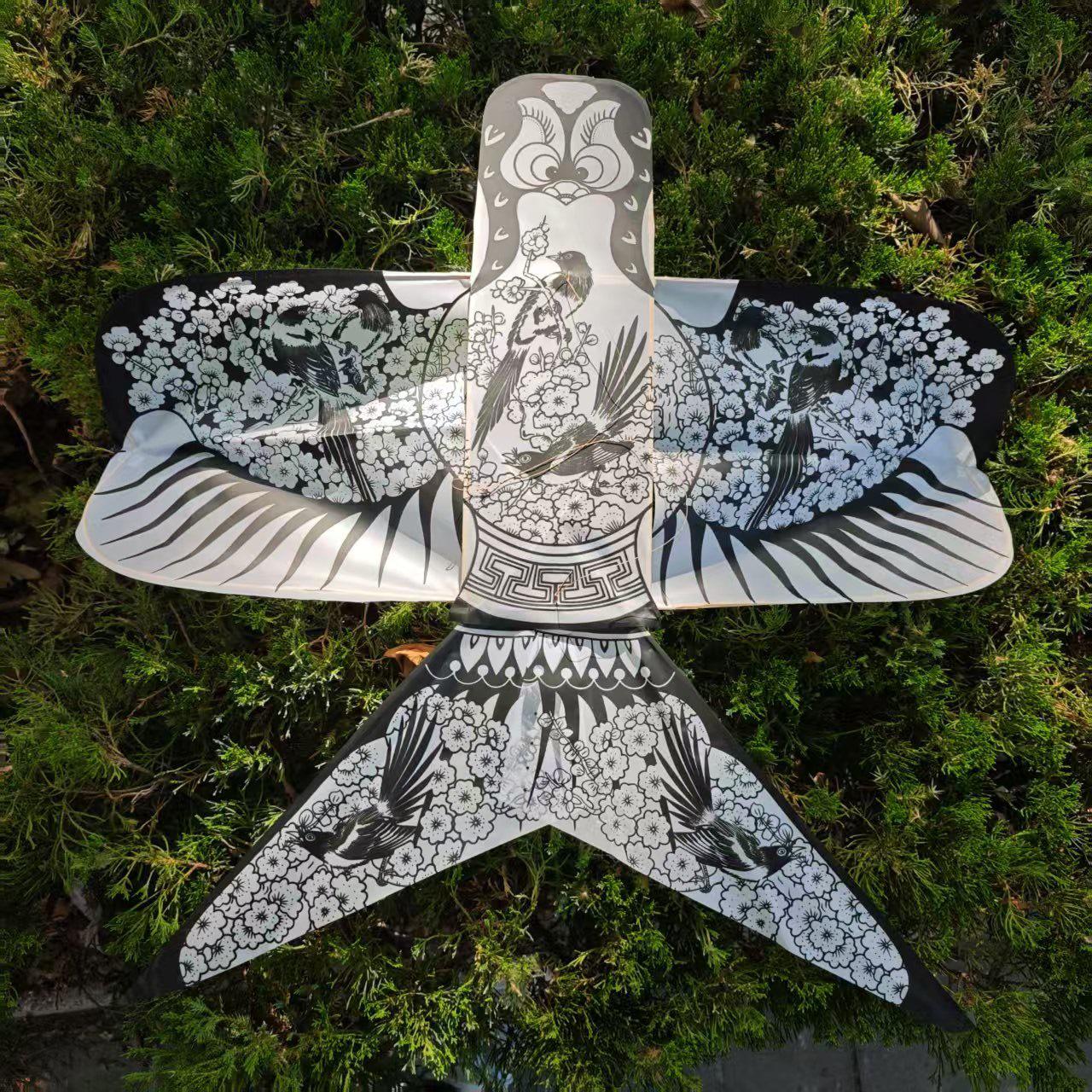 DIY Graffiti Kite for Education: Customizable Sand Swallow Design Custom