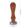 Coffee Tamper 30mm Stainless Steel Coffee Ground Press Tool With Wooden Handle For Cafe Home