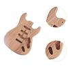 Unfinished Electric Guitar Body DIY Project Guitar Body Handcrafted Replacement Part for Beginners Luthiers Accessory