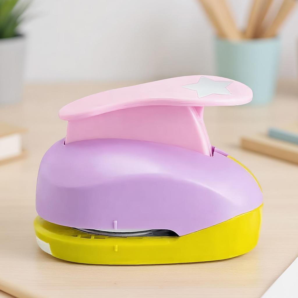 3pcs Star Scrapbook Hole Punch DIY Paper Cut Puncher Scrapbooking Labor Saving for Hole Punch Embossing