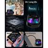 Portable Bluetooth-compatible Speaker Colorful Lighting Effect Wireless Music Device, Phone Holder,For Outdoor Activity