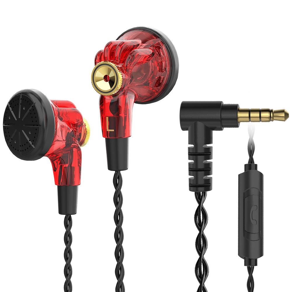 PT03 Wired Music Headphones, Flat Head Earbuds, Computer Mobile Phone, Universal HiFi