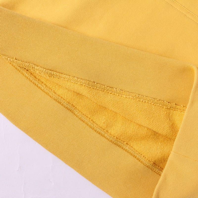 Bluza z bawełny szczotkowanej z pętelką 370g, Logo na zamówienie, Styl amerykański, Luźny krój, Długi rękaw, Wyprzedaż jesienno-zimowa.