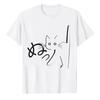 Summer Unisex Tshirt Printed With Patterns Summer Short Sleeved Street Style Casual Pure Cotton Clothing Tshirt