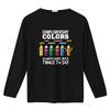 Komplementärfarben Witzbold Künstler Kunstlehrer T-Shirt vintage gewaschenes Oberteil für den Alltag Mann lässig stilvoll Streetwear