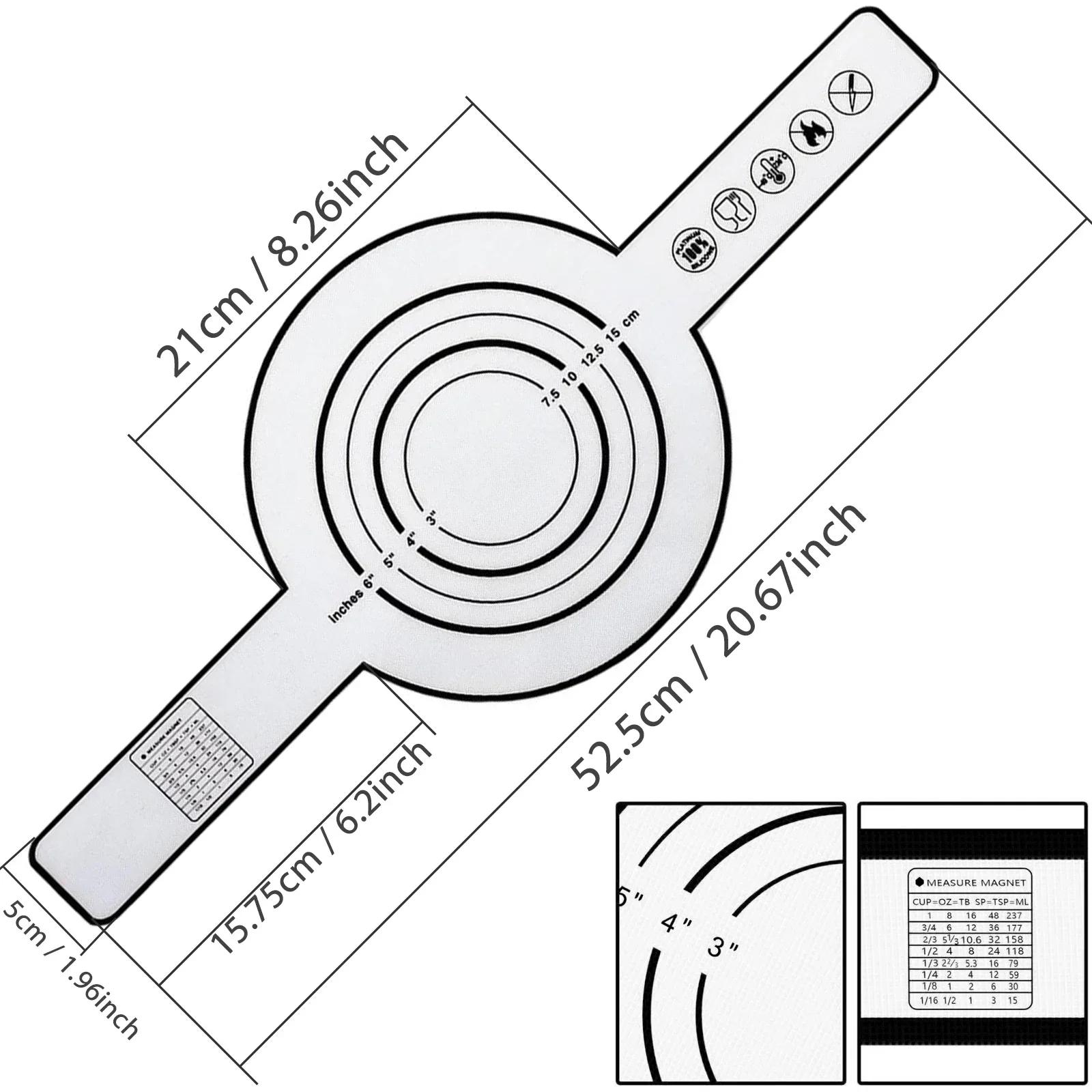 

1PC Silicone reusable double ear bread oven pad Dutch oven pad non stick baking tool for transferring dough чорний