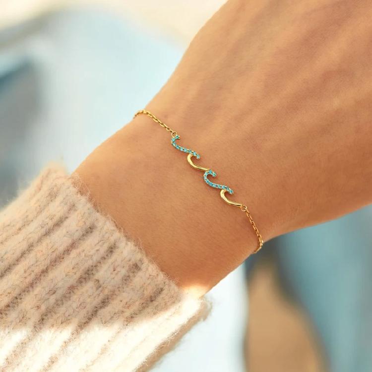Unique Sea Charm Bangle Stainless Steel Wristband Decorated With Rhinestones For Stacking And Everyday Wear