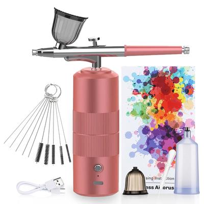 Aerografo per unghie Compressore d'aria Torta Pittura Artigianale Colorazione Tintura per capelli Tatuaggi Trucco Pistola a spruzzo Acqua Idratante per la pelle Nano spruzzatore