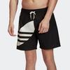 Adidas Originals Trefoil Print Casual Sports Atmungsaktive Shorts mit Kordelzug Herren Unterteile Schwarz FM9911